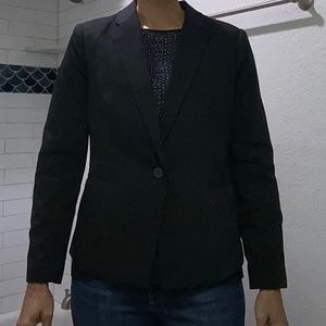 Philosophy womens black blazer